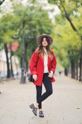 RED VINTAGE COAT!