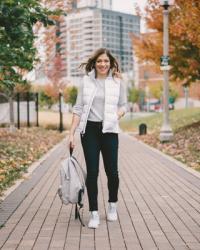 A Laid-Back Look in Dark-Wash Denim