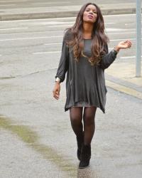 METALLIC SKIRT