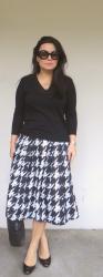 The Houndstooth skirt 