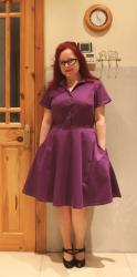 Purple Shirt Dress