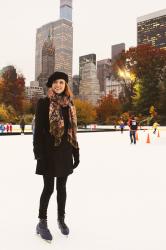Ice Skating in Central Park | Friday’s Fashion Flashback