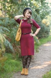 Outfit: burgundy heartbreaker