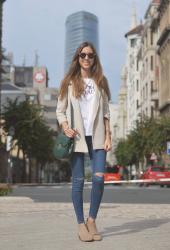 Soft beige blazer