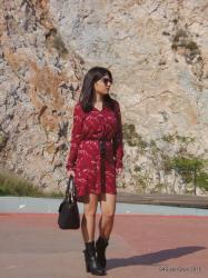 L:Boho Chic Dress