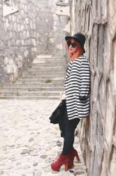 Striped blazer