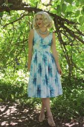 A Statement Necklace, Miz Mooz & A Blue Summer Dress!