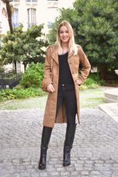 The maxi trench & a feminine watch for fall