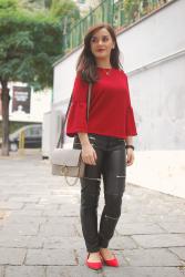Leather and red