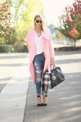 pink coat