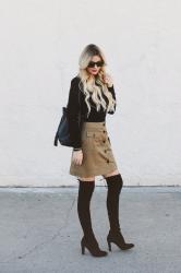 Military Mini Skirt