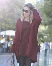 MAXI KNIT CARDIGAN