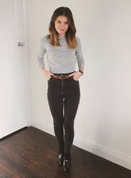 Outfit // My Boots and Me - New Look Patent Ankle Boots