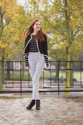 Outfit | Black & White on a Rainy Day