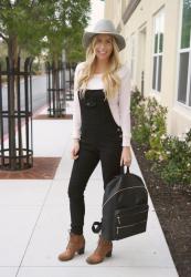 {Black Overalls} + {12 Days of Christmas Giveaways} | Day 2