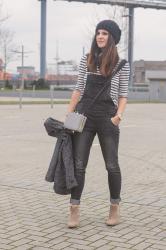 Demin Jumpsuit & Stripes