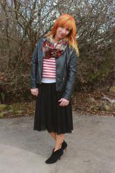 Tulle Skirt & Moto Jacket: Brain Sparks