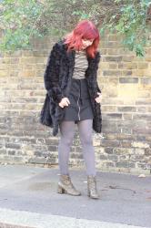 Retro, fur and Asos Boots!