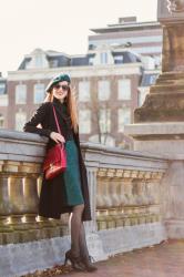 Outfit | Parisian Emerald with Ruffles