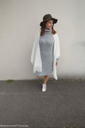 La robe pull en hiver