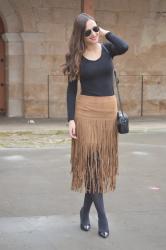 Fringe skirt