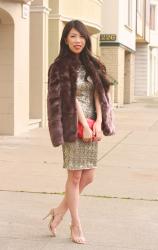 Holiday Sequins + Faux Fur