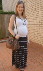 Second Trimester SAHM Style: Maxi Skirts and Tank Tops