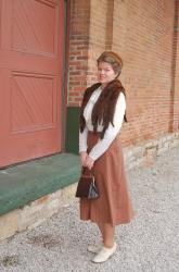 • Brown & Cream 1940s Separates •