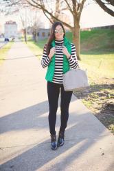 Polka Dot Puffer Vest