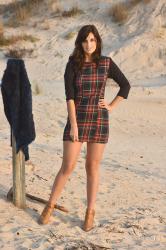 Tartan, fur and the beach