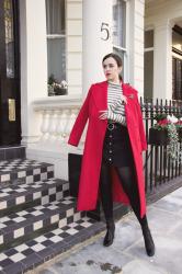 The Statement Coat - 2/3 Red