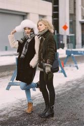 New York Fashion Week AW 2015....Katya and Irina