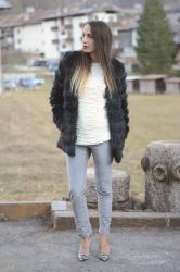 Pantaloni in velluto a coste per una giornata a Cortina