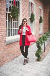 Red Quilted Jacket