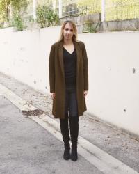 LOOK // CUISSARDES - KAKI COAT