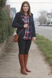 Plaid + Leather Boots Repair