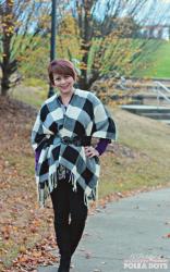 Plaid Poncho & Fabulous Friday