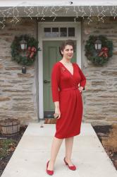 PR Pattern Hacks - The Christmas Nettie Dress