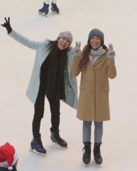 Rockefeller Center Ice Skating , New York City Travel Diary