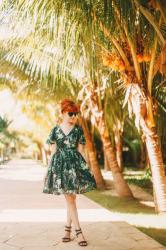 Outfit: Palm Prints in Mexico
