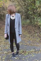 JOLI MANTEAU GRIS