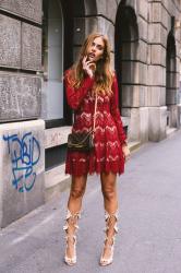 Red Lace Boho