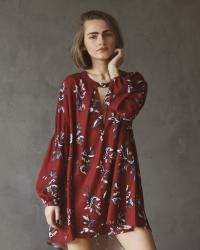 Loose floral dress