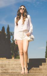 White All Over – Shorts Branco