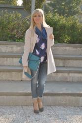 OUTFIT: SKINNY JEANS AND DENIM HEELS - COME ABBINARE JEANS E TACCHI -