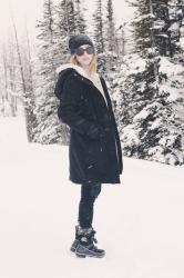 4 ways to stay warm + stylish in the snow