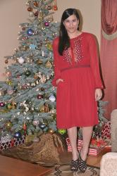 {outfit} Christmas Eve in Altuzarra for Target