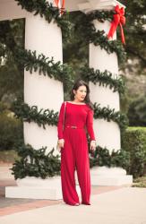 Red Jumpsuit // On Trend Tuesdays LinkUp