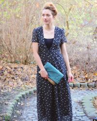 Star Dress and Cat Clutch