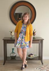 Floral Dresses and Yellow Cardigans